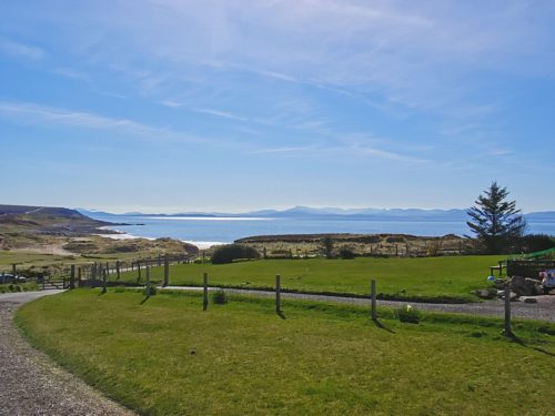 View from our accommodation in Opinan.