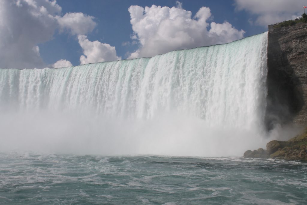 The Maid of the Mist tour takes you right into the spray of the waterfall.