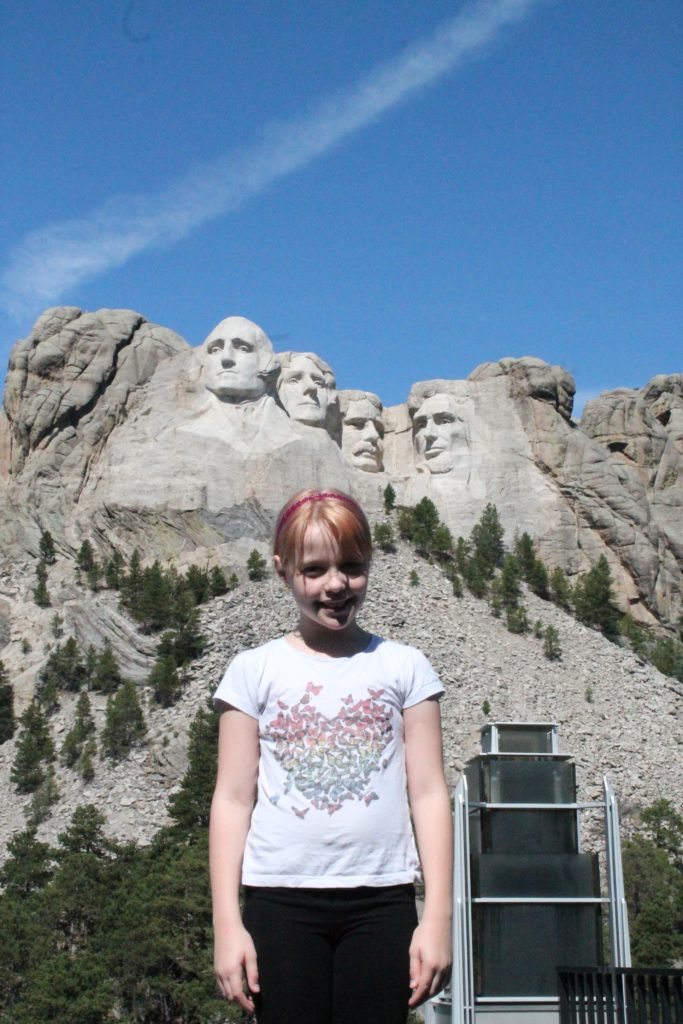 ArgeyDaughter at Mount Rushmore, South Dakota.