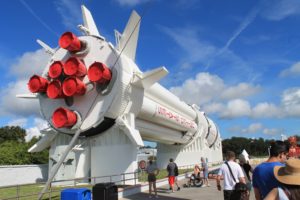 The Rocket Garden at Kenney Space Centre