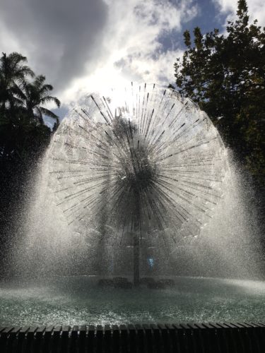 The El Alamein Fountain (Dandelion Fountain) at Kings Cross, Sydney