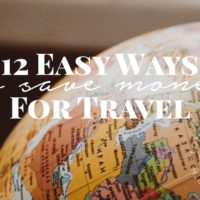 12 Easy Ways to Save Money for Travel