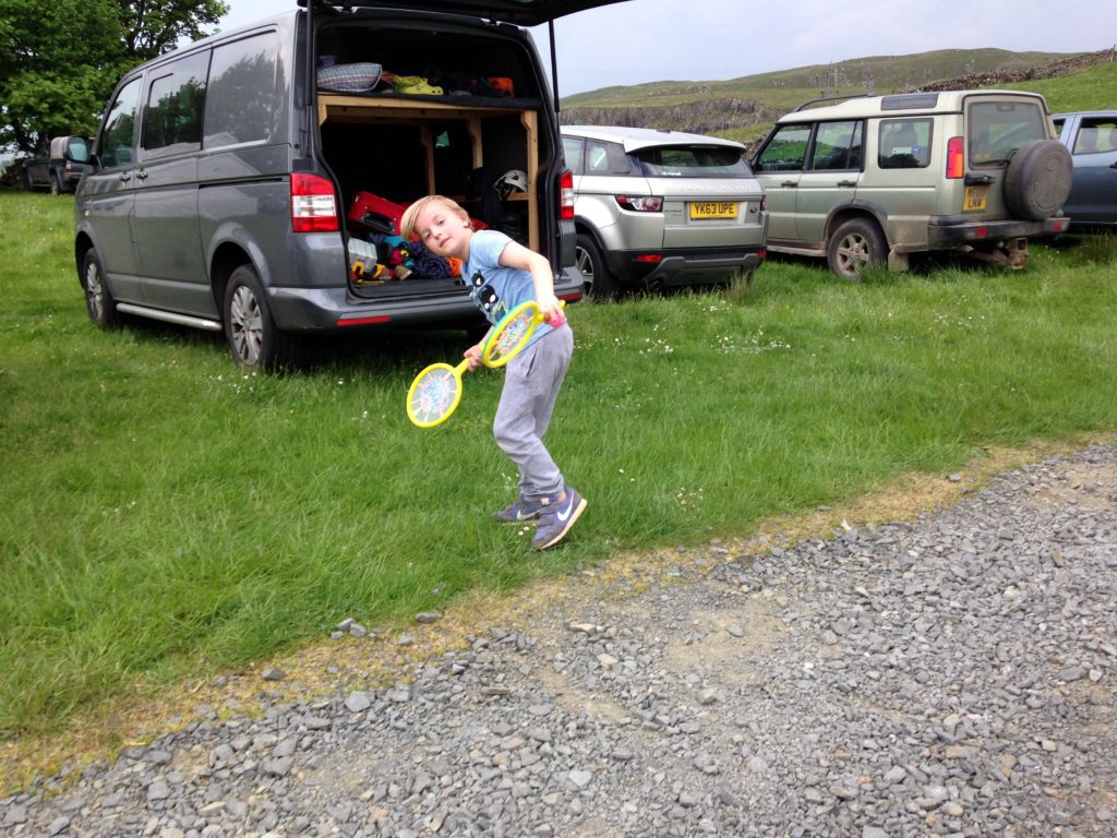 ArgeySon with the Boom Bats he won.